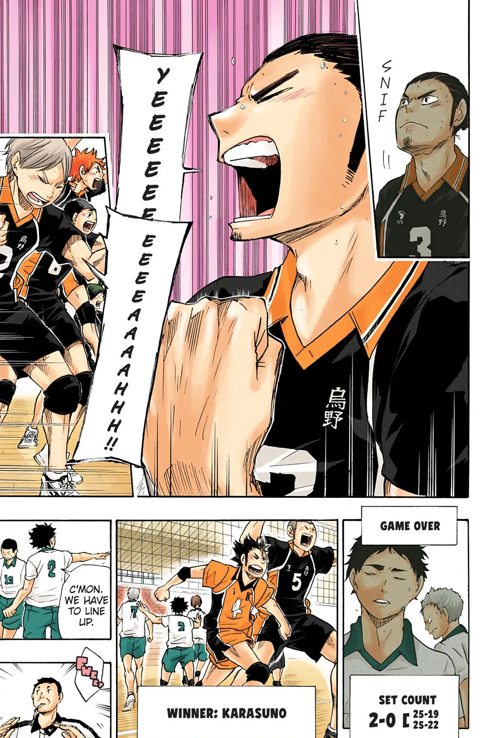 Read Haikyu!! (Official Colored) (Colored) chapter 47 image 14 on Lezhin