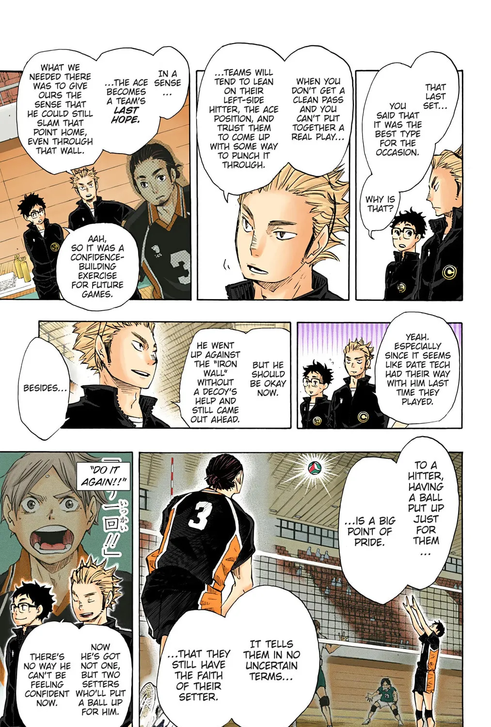 Read Haikyu!! (Official Colored) (Colored) chapter 47 image 18 on Lezhin