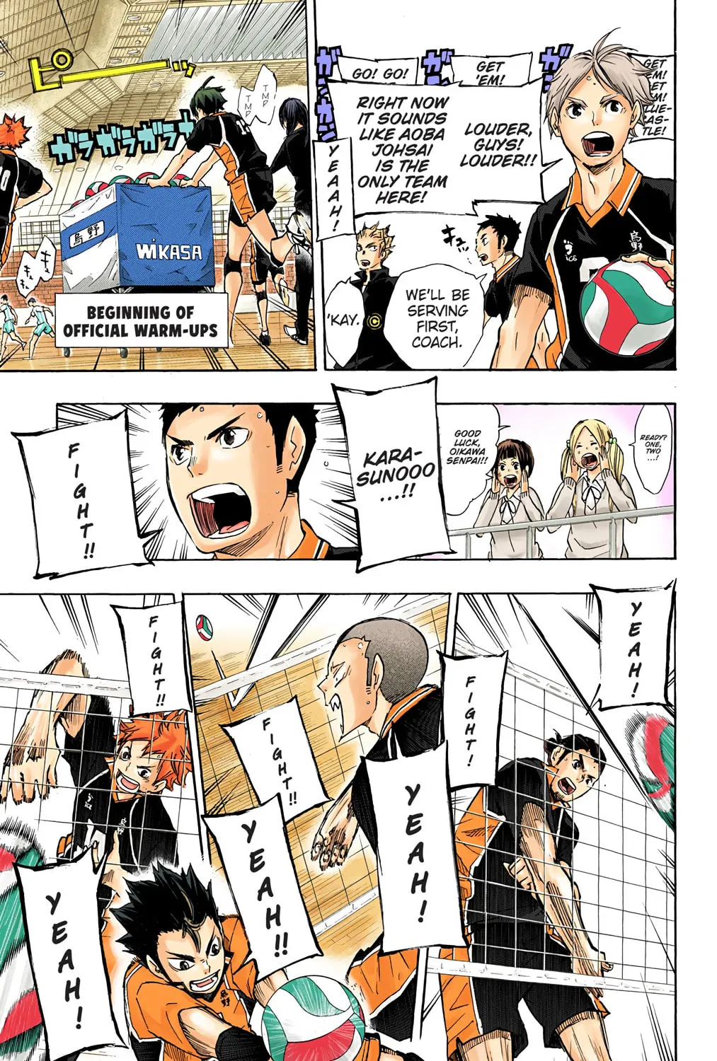 Read Haikyu!! (Official Colored) (Colored) chapter 49 image 6 on Lezhin