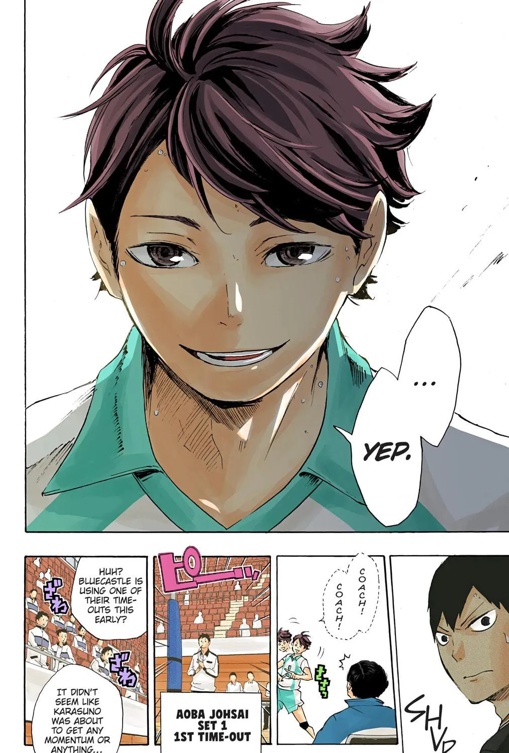 Read Haikyu!! (Official Colored) (Colored) chapter 50 image 34 on Lezhin
