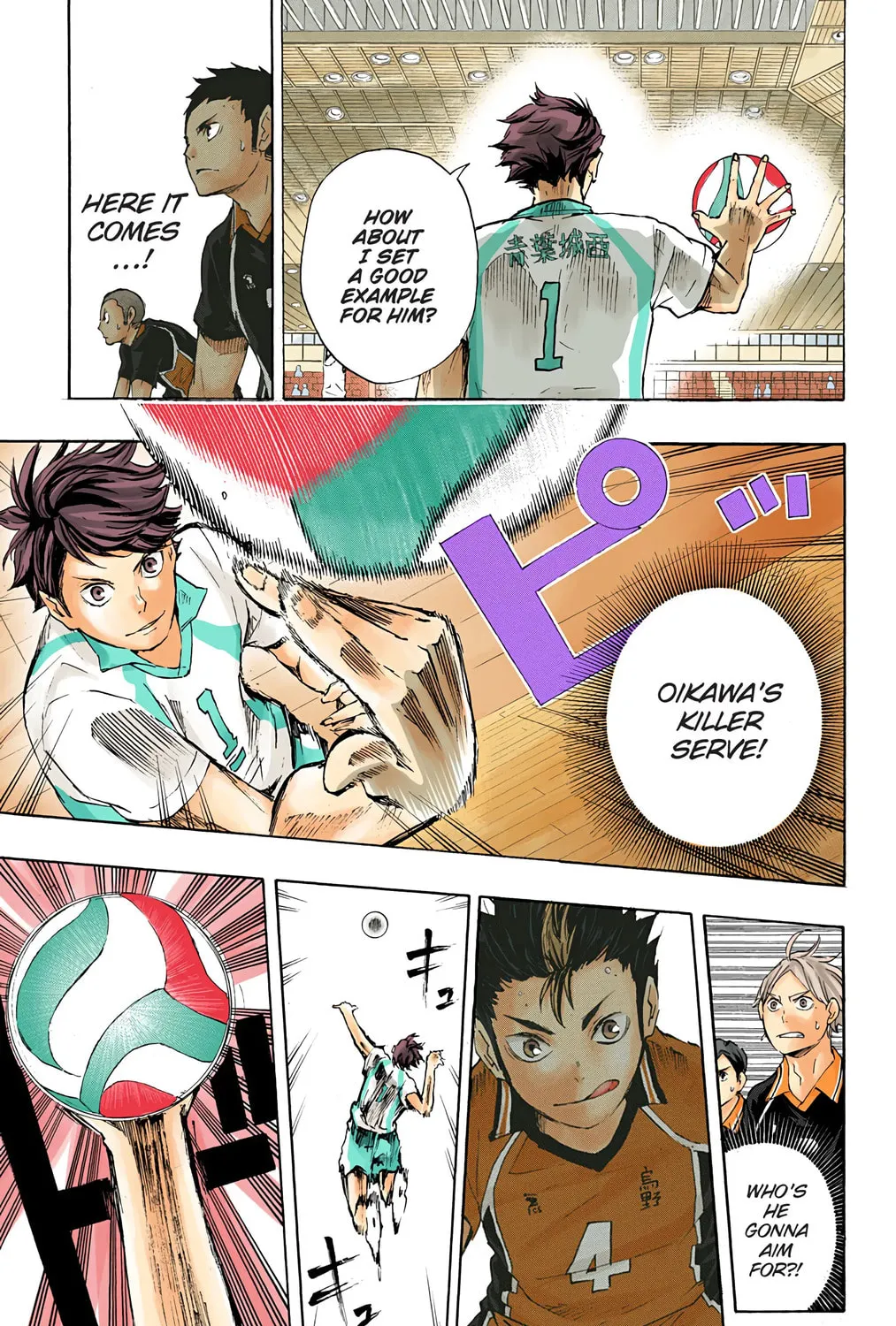 Read Haikyu!! (Official Colored) (Colored) chapter 50 image 8 on Lezhin