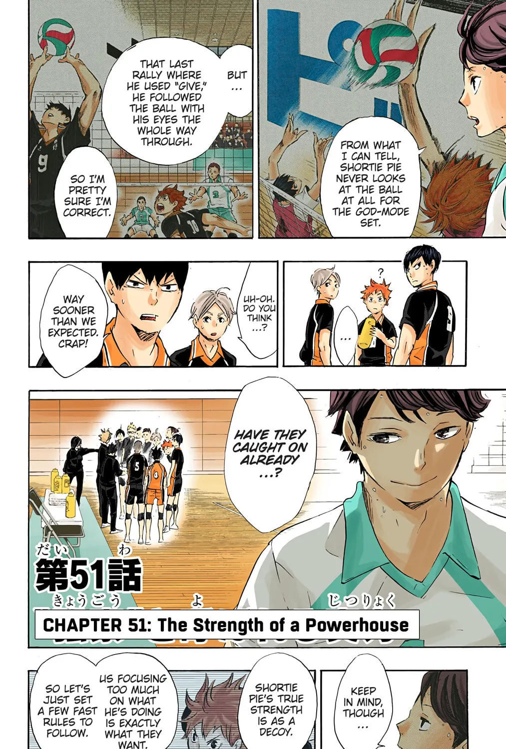 Read Haikyu!! (Official Colored) (Colored) chapter 51 image 2 on Lezhin