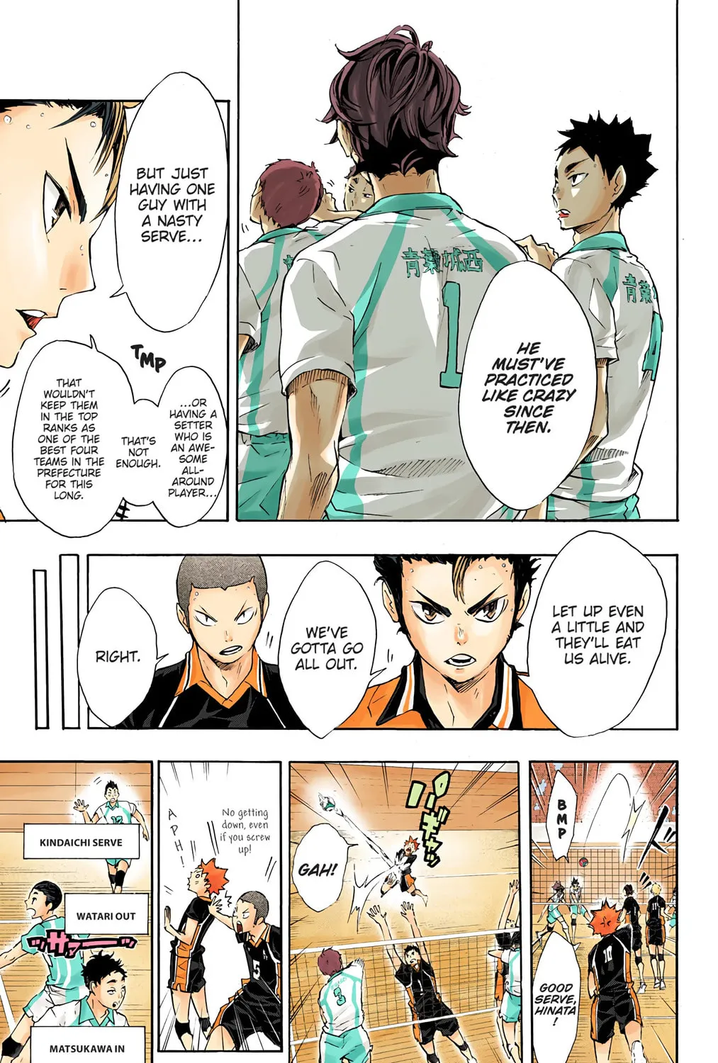 Read Haikyu!! (Official Colored) (Colored) chapter 51 image 8 on Lezhin