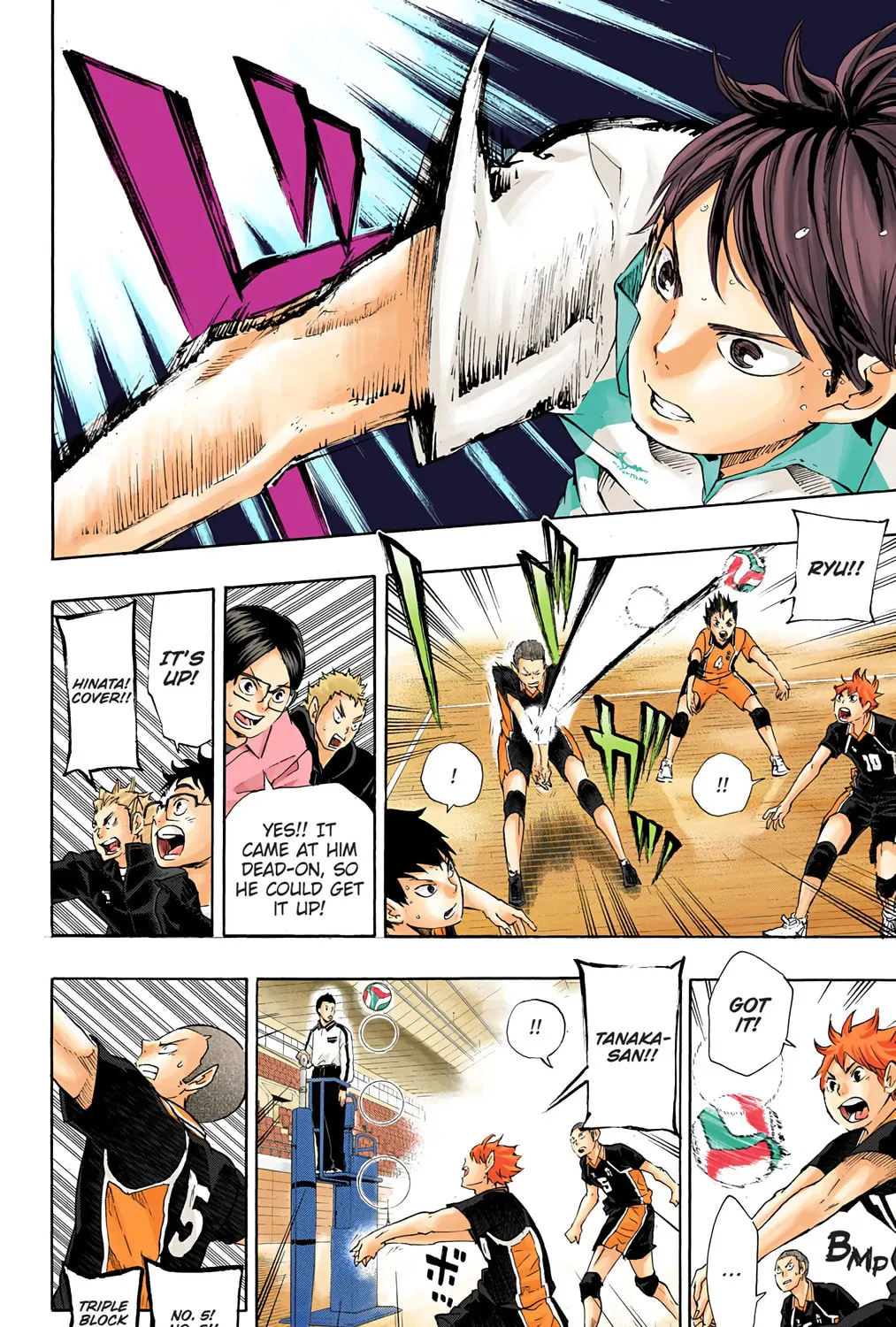 Read Haikyu!! (Official Colored) (Colored) chapter 52 image 14 on Lezhin