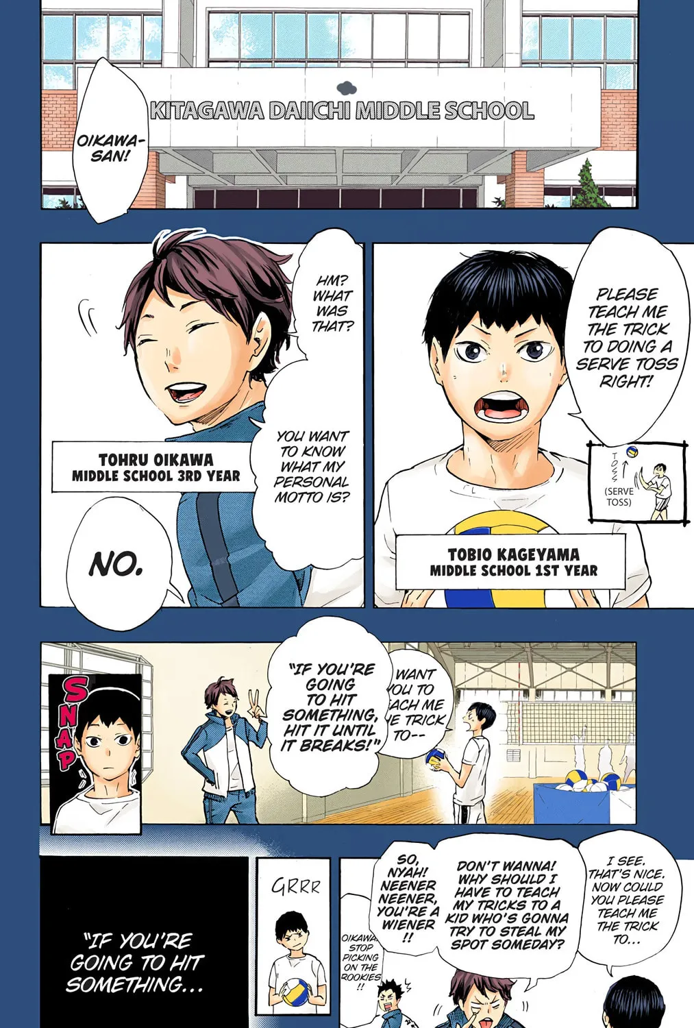 Read Haikyu!! (Official Colored) (Colored) chapter 52 image 2 on Lezhin