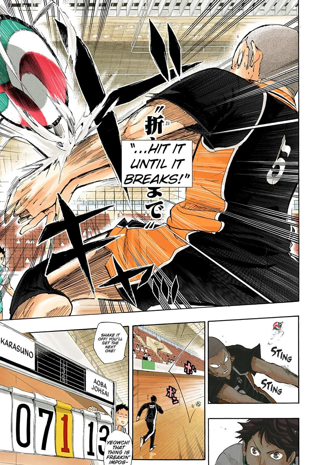 Read Haikyu!! (Official Colored) (Colored) chapter 52 image 4 on Lezhin