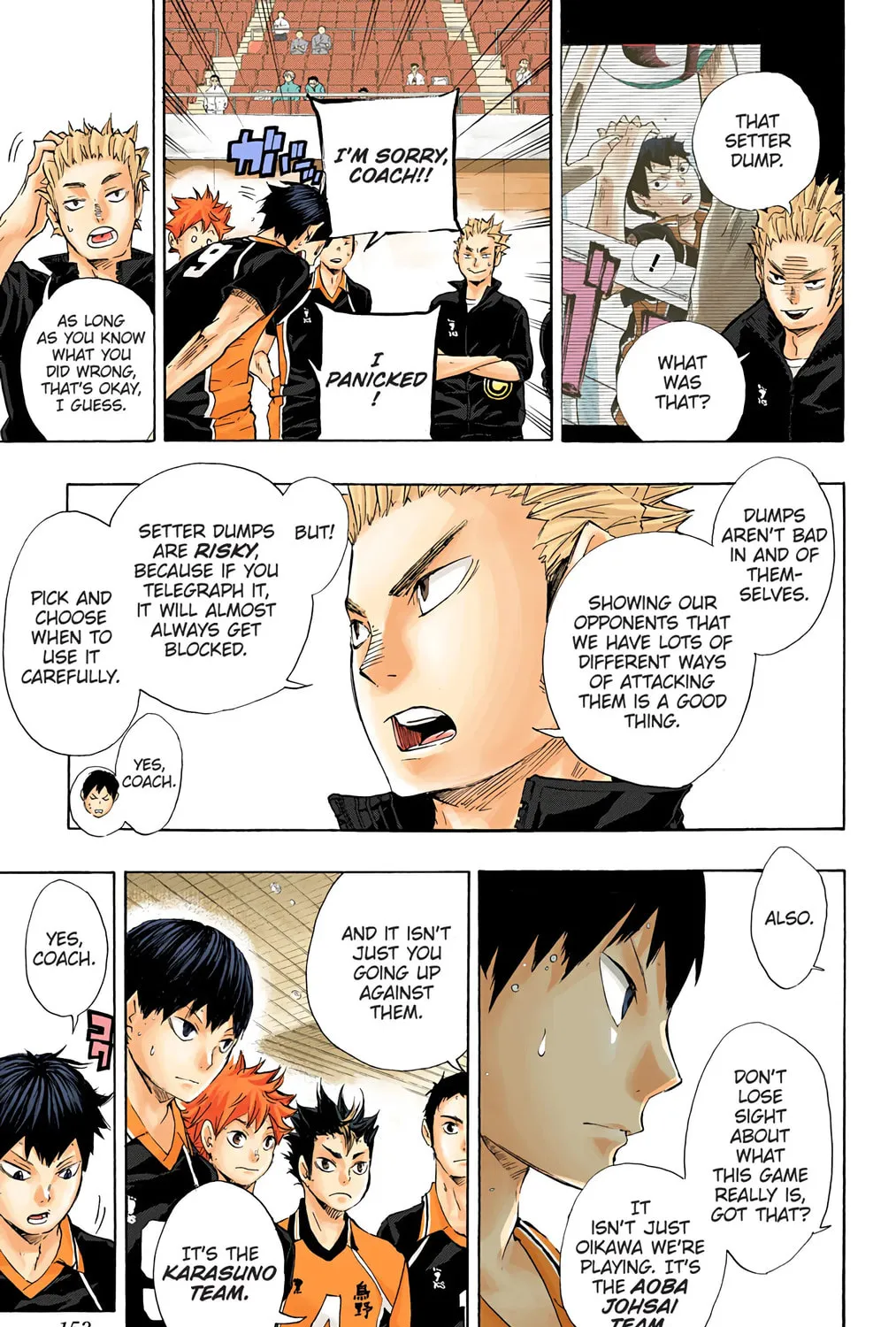 Read Haikyu!! (Official Colored) (Colored) chapter 52 image 8 on Lezhin