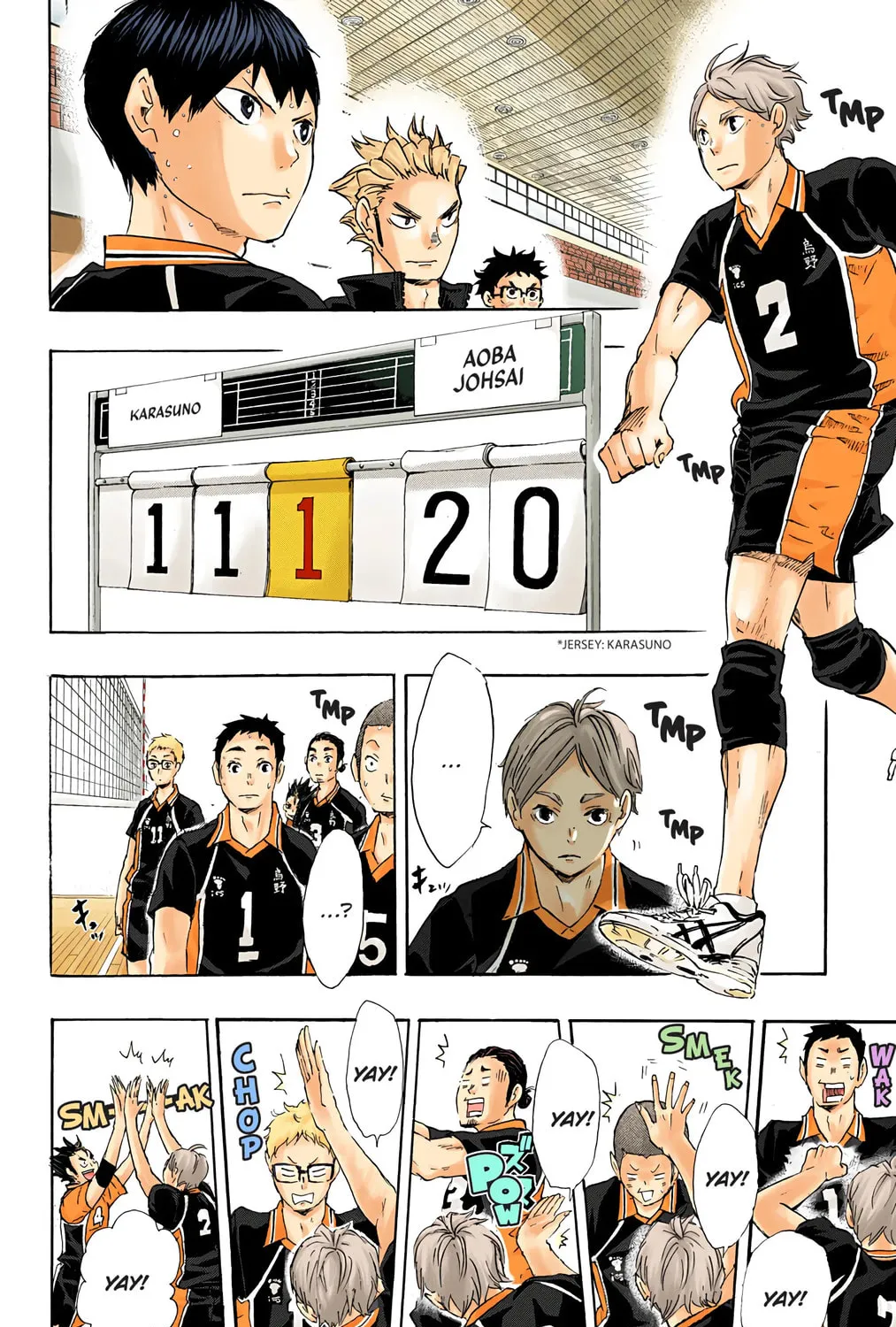 Read Haikyu!! (Official Colored) (Colored) chapter 54 image 12 on Lezhin