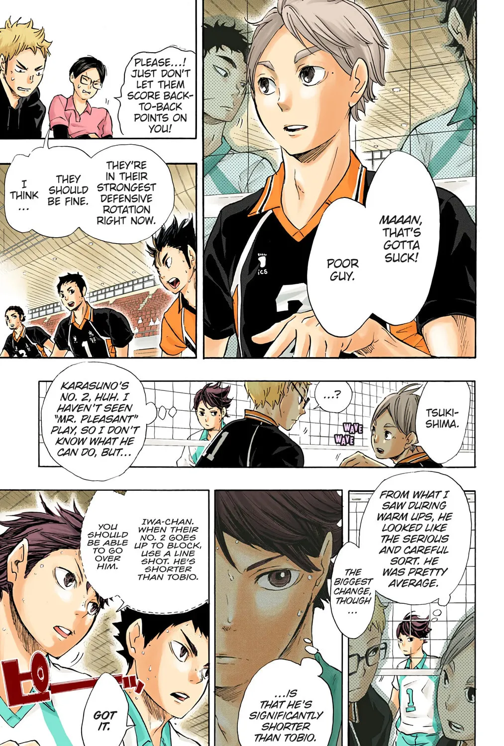 Read Haikyu!! (Official Colored) (Colored) chapter 54 image 18 on Lezhin