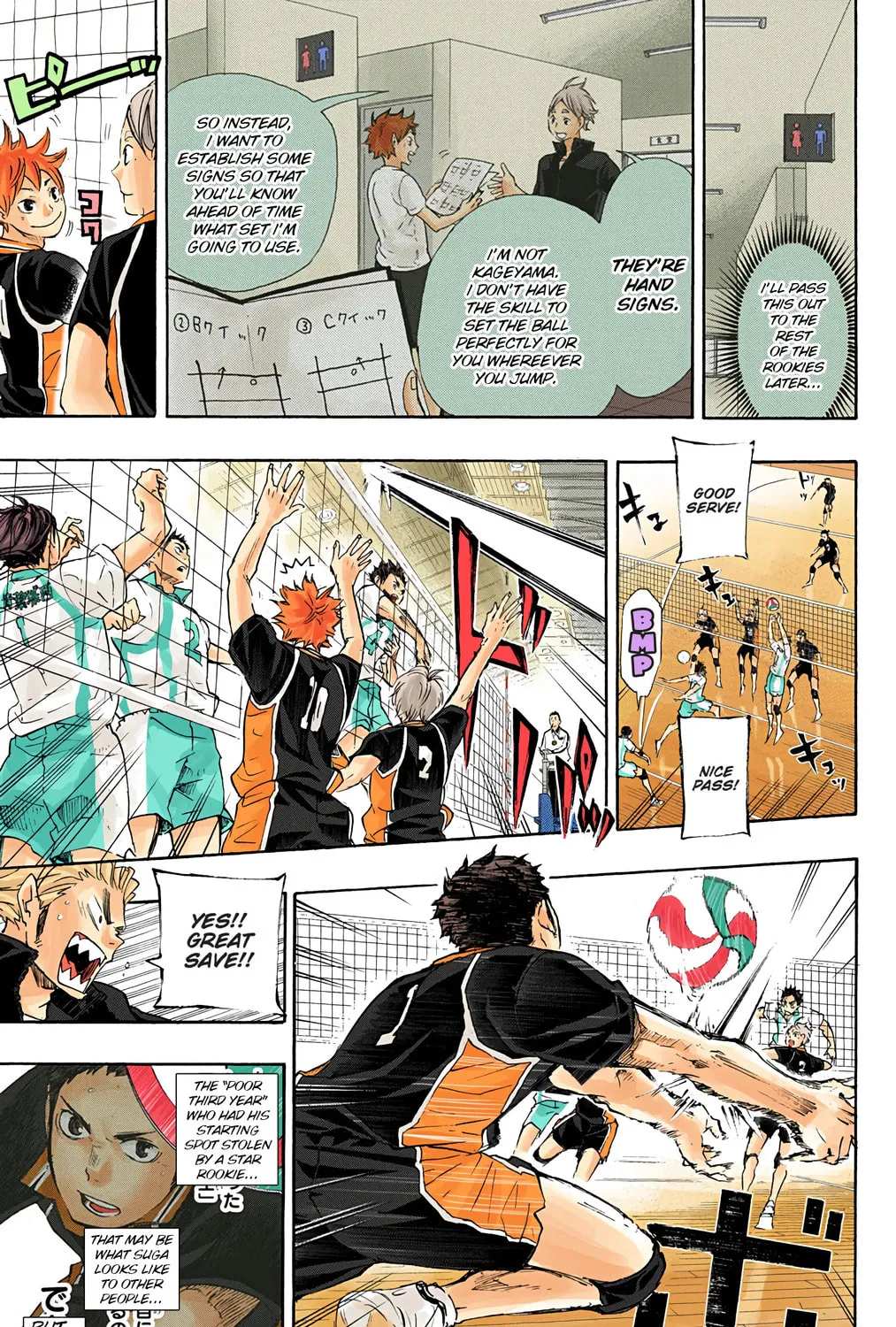 Read Haikyu!! (Official Colored) (Colored) chapter 54 image 38 on Lezhin