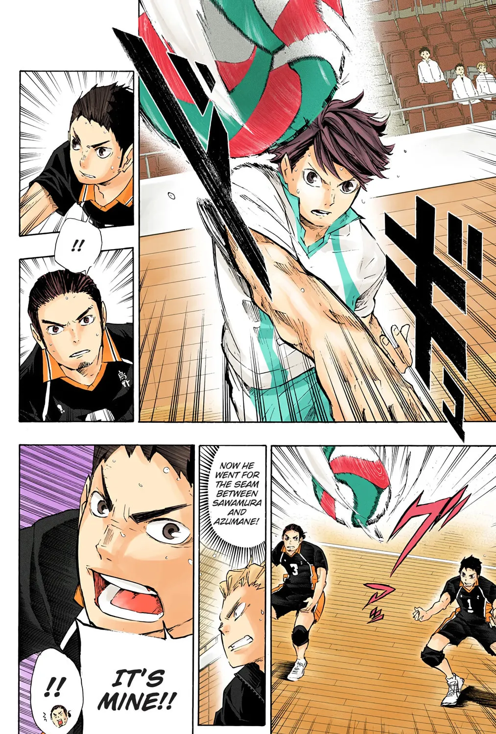 Read Haikyu!! (Official Colored) (Colored) chapter 55 image 14 on Lezhin