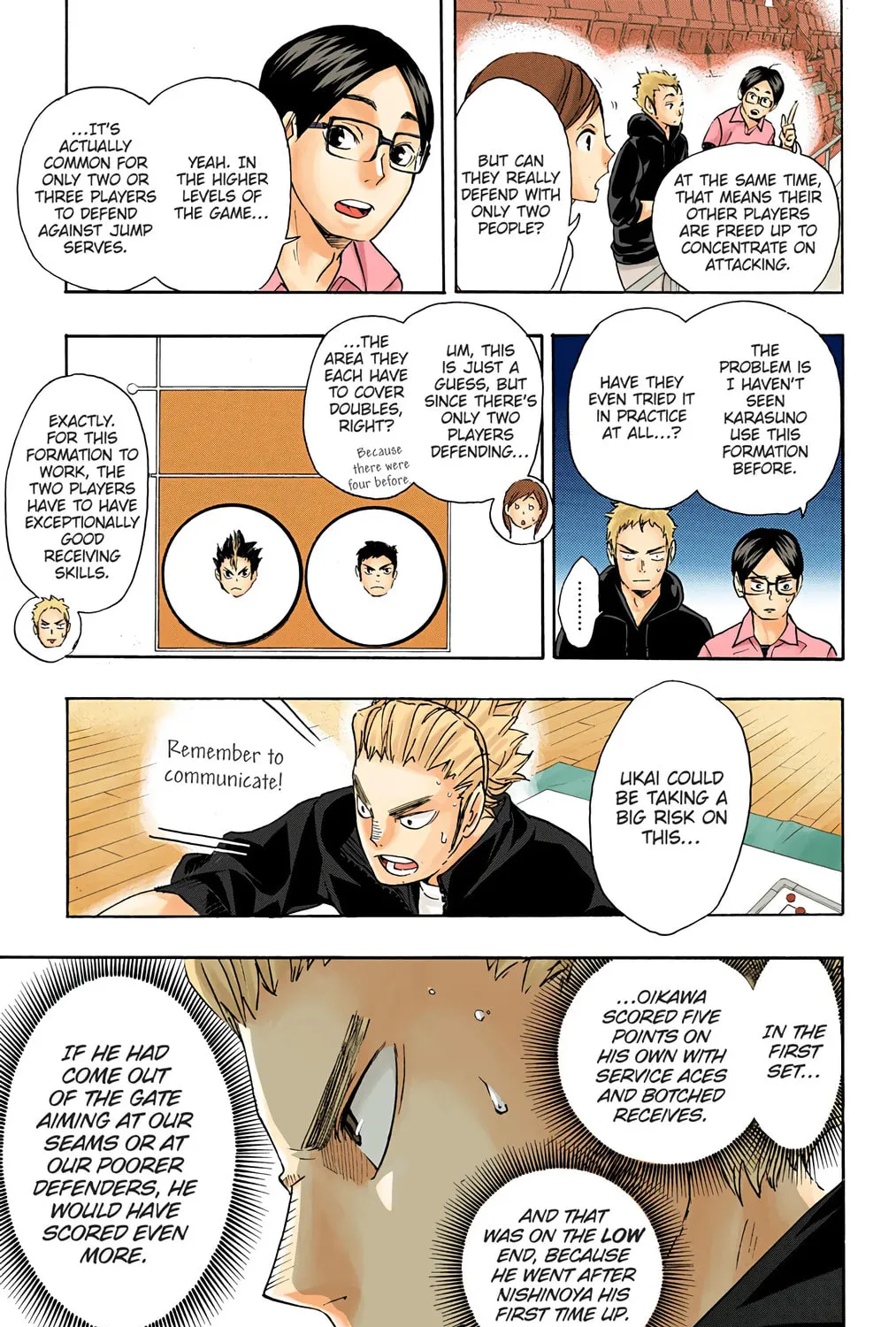 Read Haikyu!! (Official Colored) (Colored) chapter 56 image 20 on Lezhin