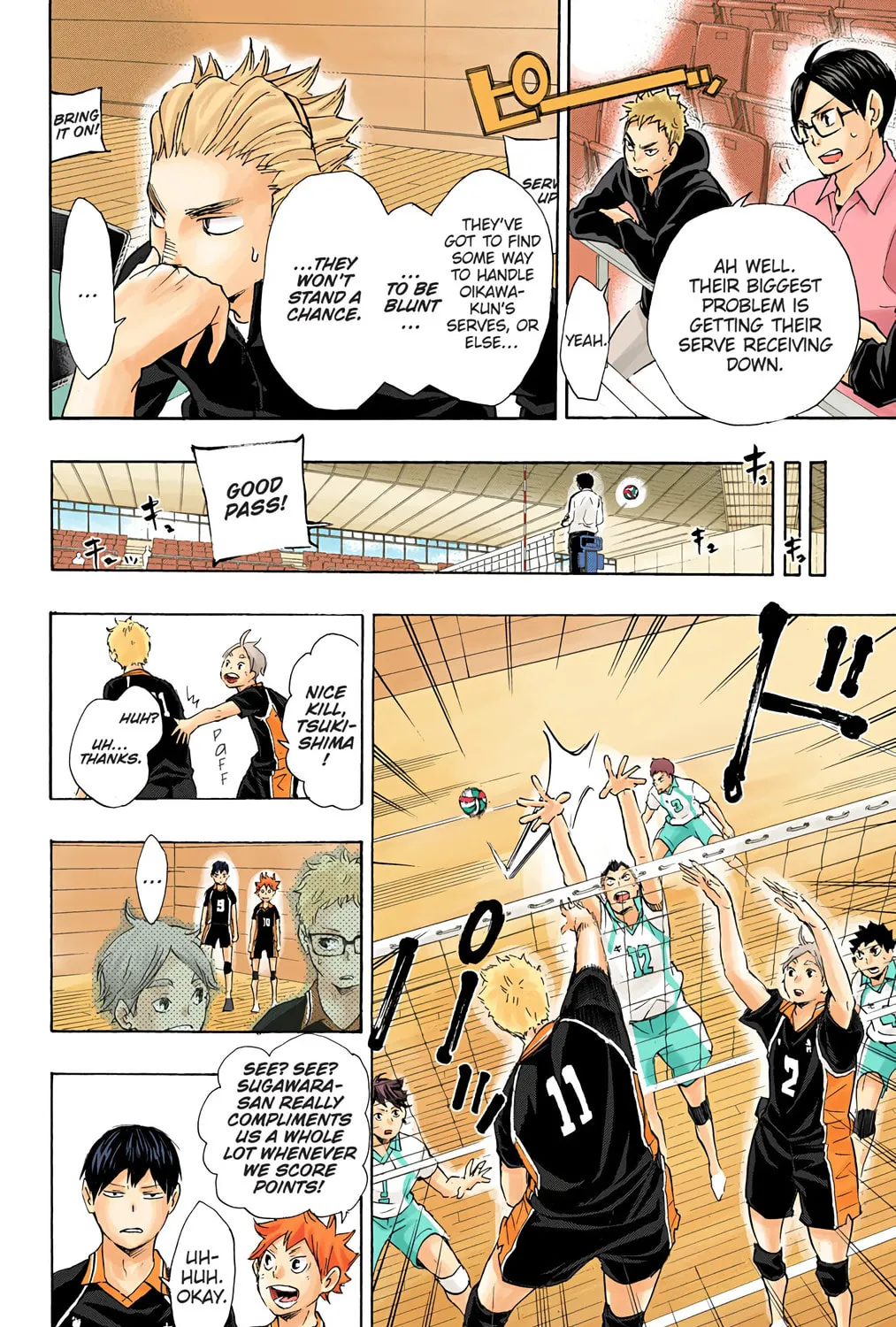 Read Haikyu!! (Official Colored) (Colored) chapter 56 image 6 on Lezhin