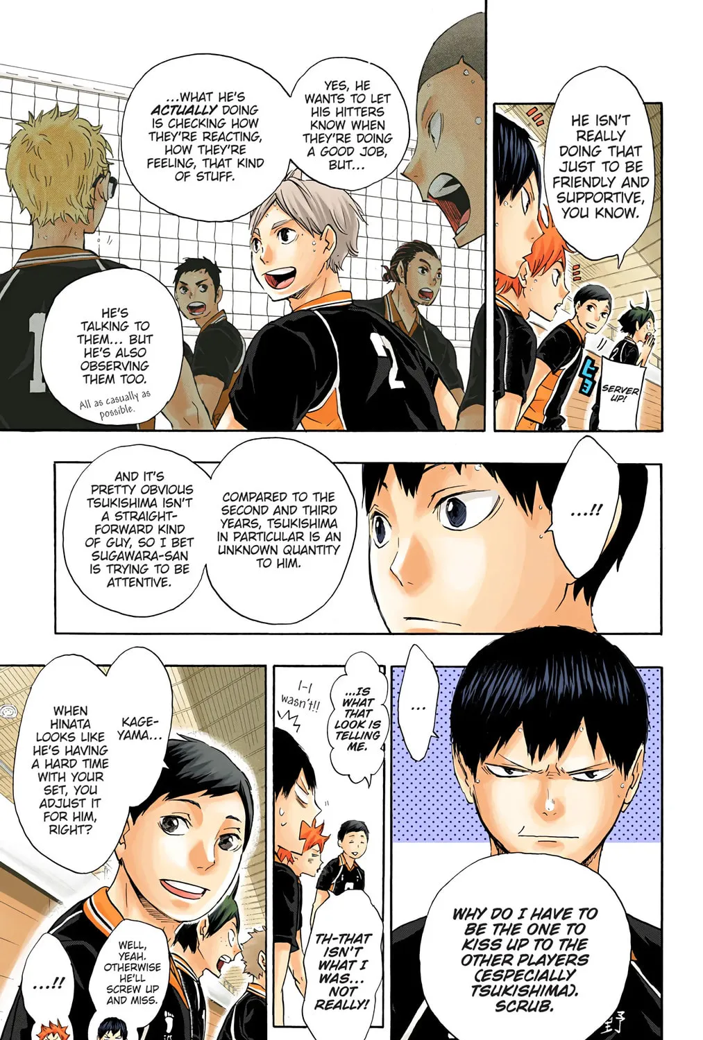 Read Haikyu!! (Official Colored) (Colored) chapter 56 image 8 on Lezhin
