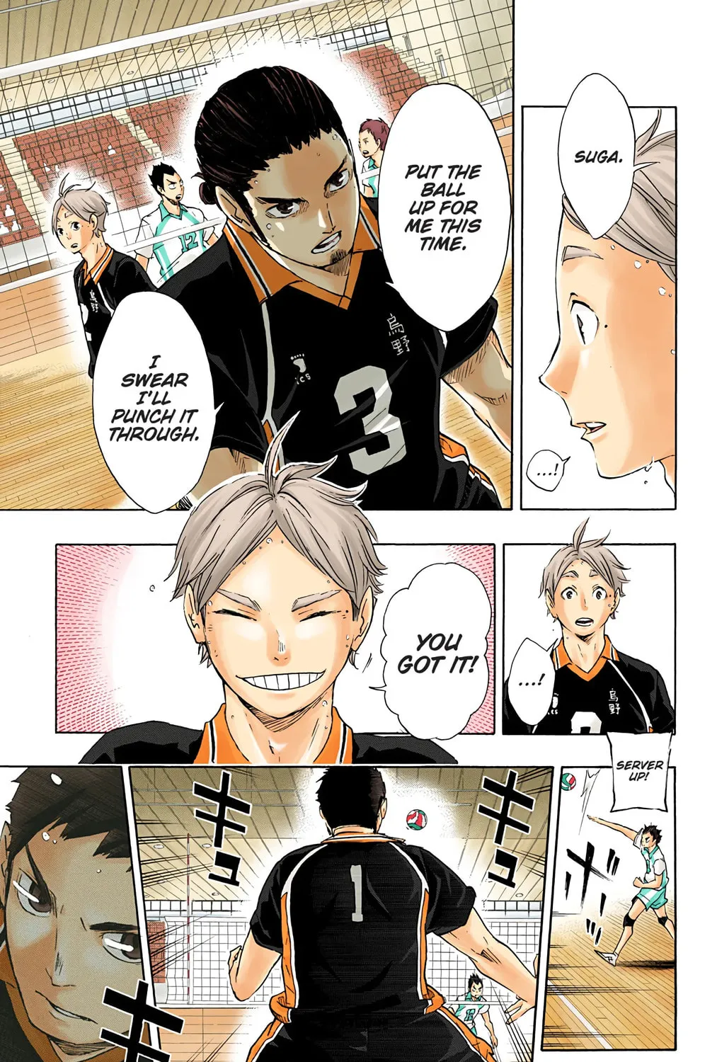 Read Haikyu!! (Official Colored) (Colored) chapter 57 image 24 on Lezhin