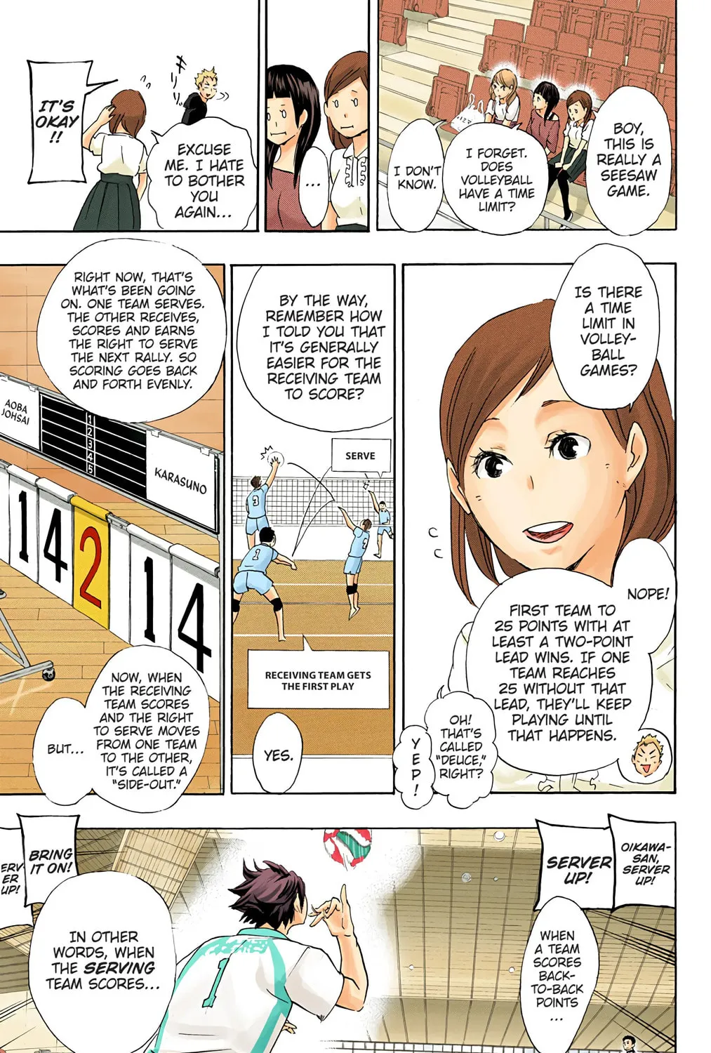 Read Haikyu!! (Official Colored) (Colored) chapter 57 image 8 on Lezhin