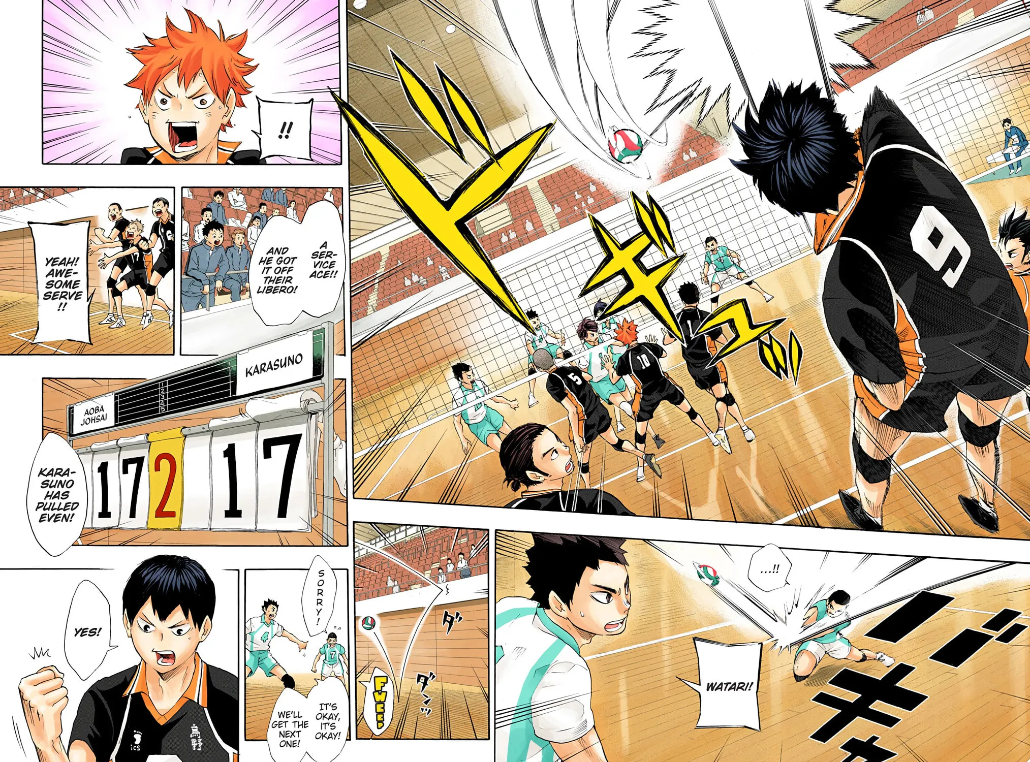 Read Haikyu!! (Official Colored) (Colored) chapter 58 image 14 on Lezhin