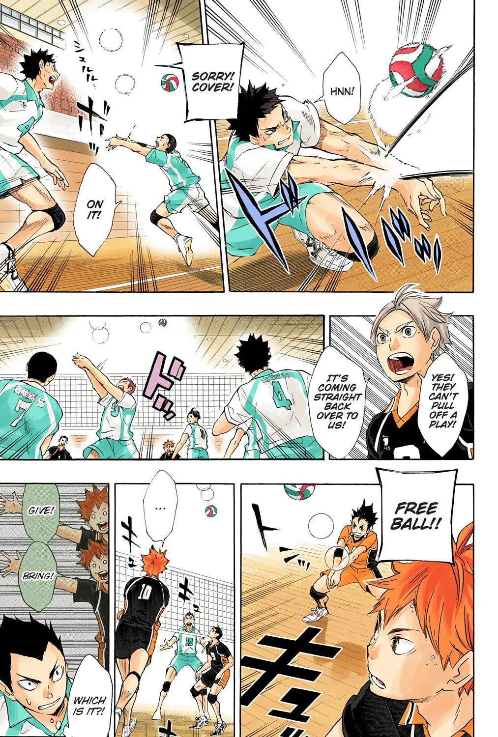Read Haikyu!! (Official Colored) (Colored) chapter 58 image 18 on Lezhin