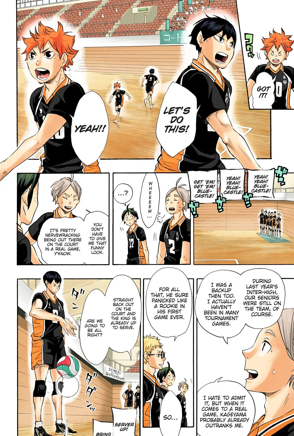 Read Haikyu!! (Official Colored) (Colored) chapter 58 image 6 on Lezhin