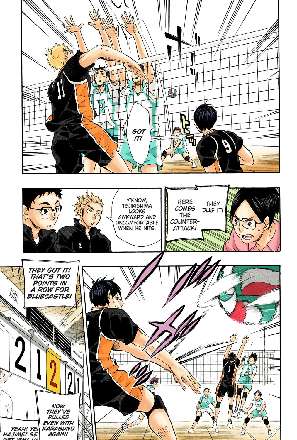 Read Haikyu!! (Official Colored) (Colored) chapter 59 image 8 on Lezhin