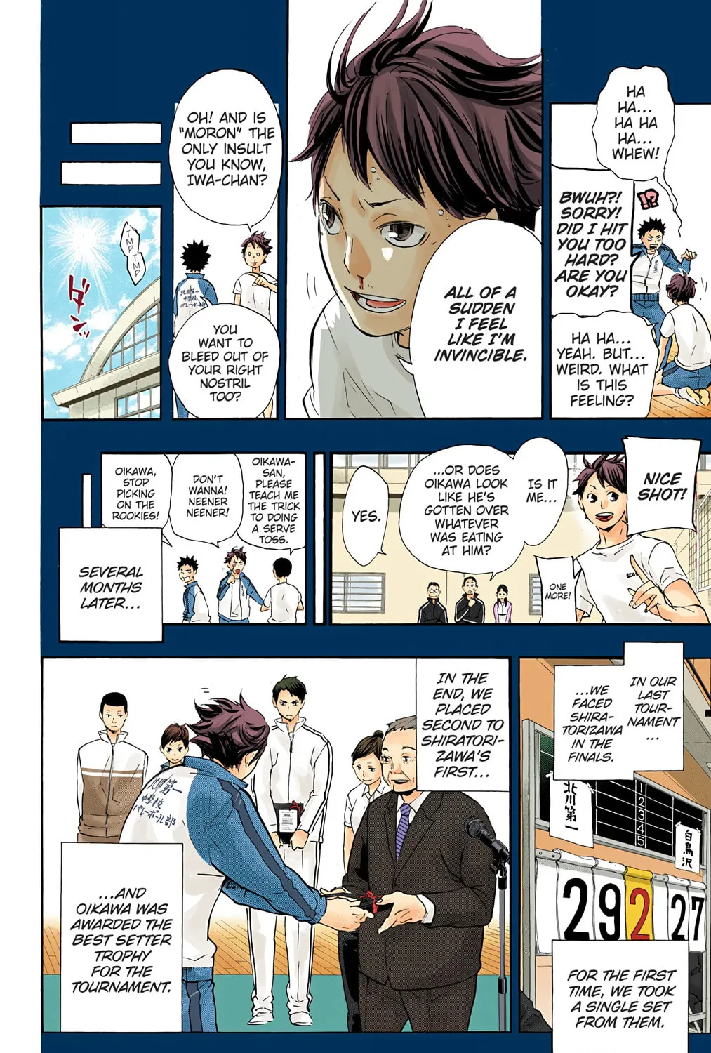 Read Haikyu!! (Official Colored) (Colored) chapter 60 image 18 on Lezhin