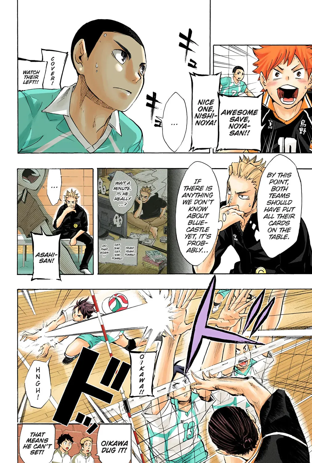 Read Haikyu!! (Official Colored) (Colored) chapter 61 image 14 on Lezhin
