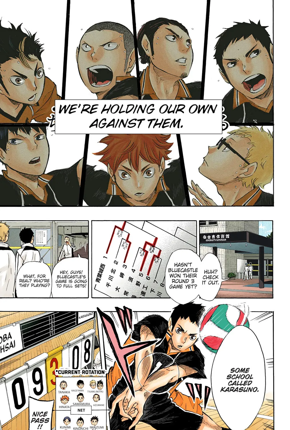 Read Haikyu!! (Official Colored) (Colored) chapter 61 image 8 on Lezhin