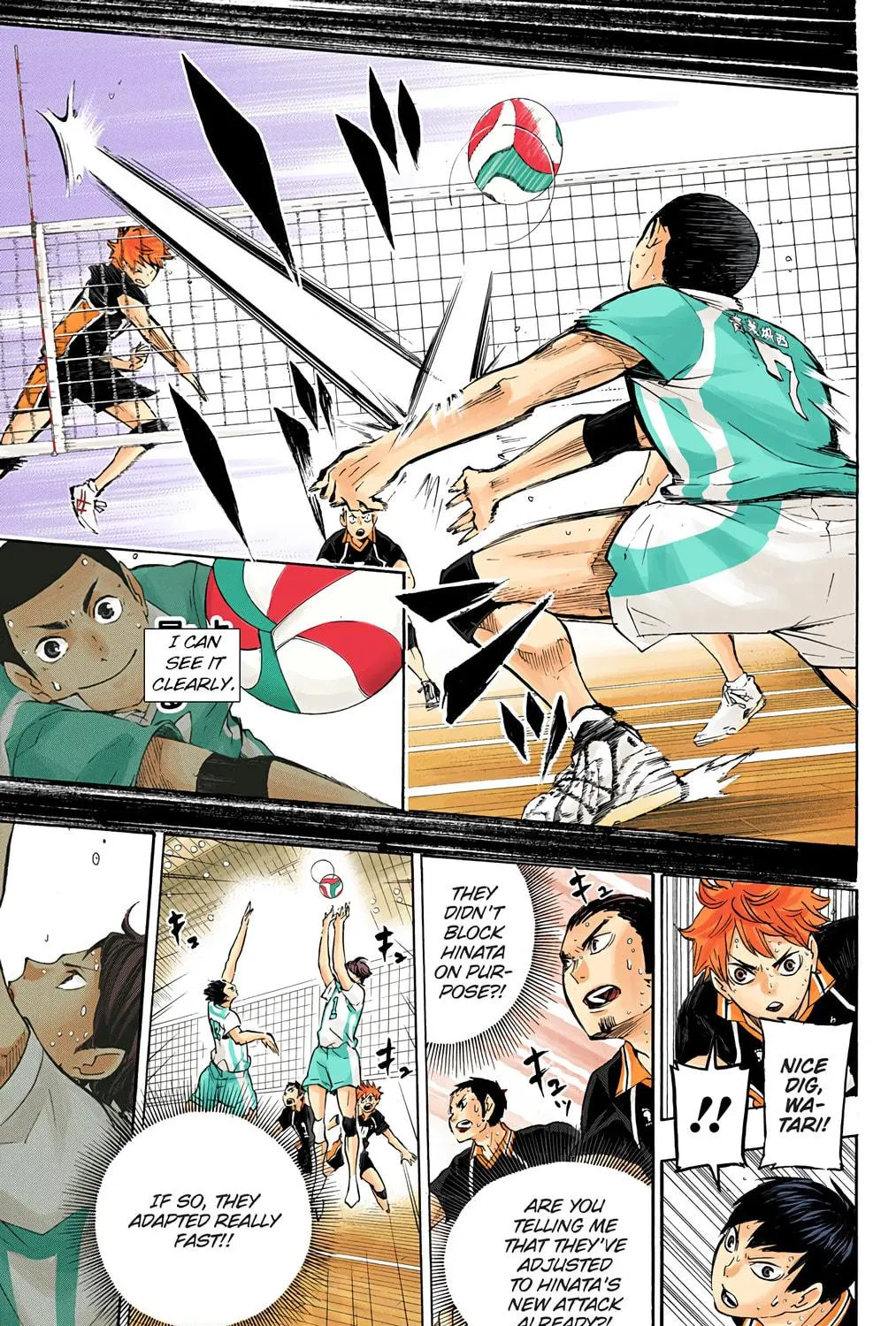 Read Haikyu!! (Official Colored) (Colored) chapter 63 image 22 on Lezhin