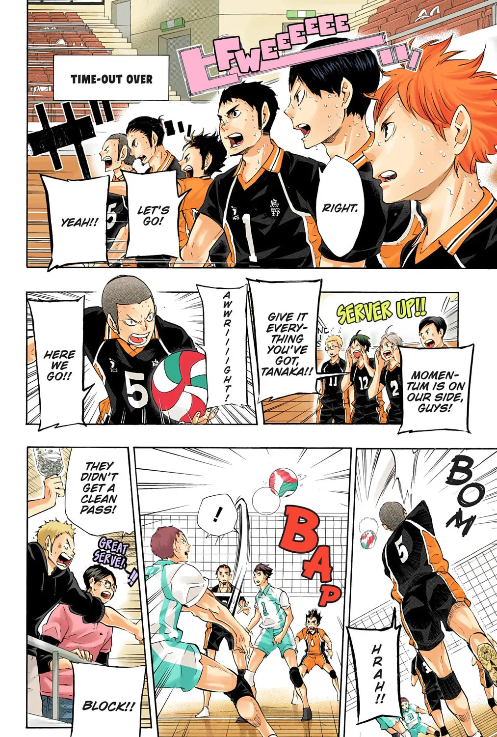 Read Haikyu!! (Official Colored) (Colored) chapter 66 image 6 on Lezhin