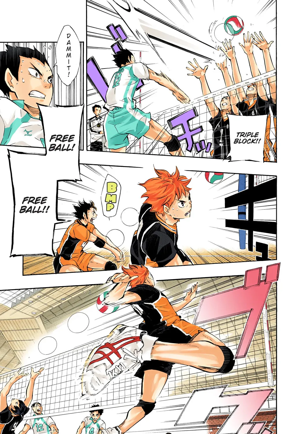 Read Haikyu!! (Official Colored) (Colored) chapter 66 image 8 on Lezhin
