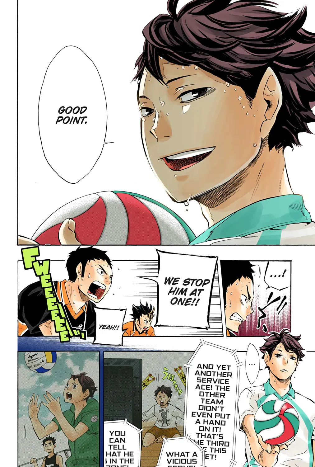 Read Haikyu!! (Official Colored) (Colored) chapter 67 image 14 on Lezhin