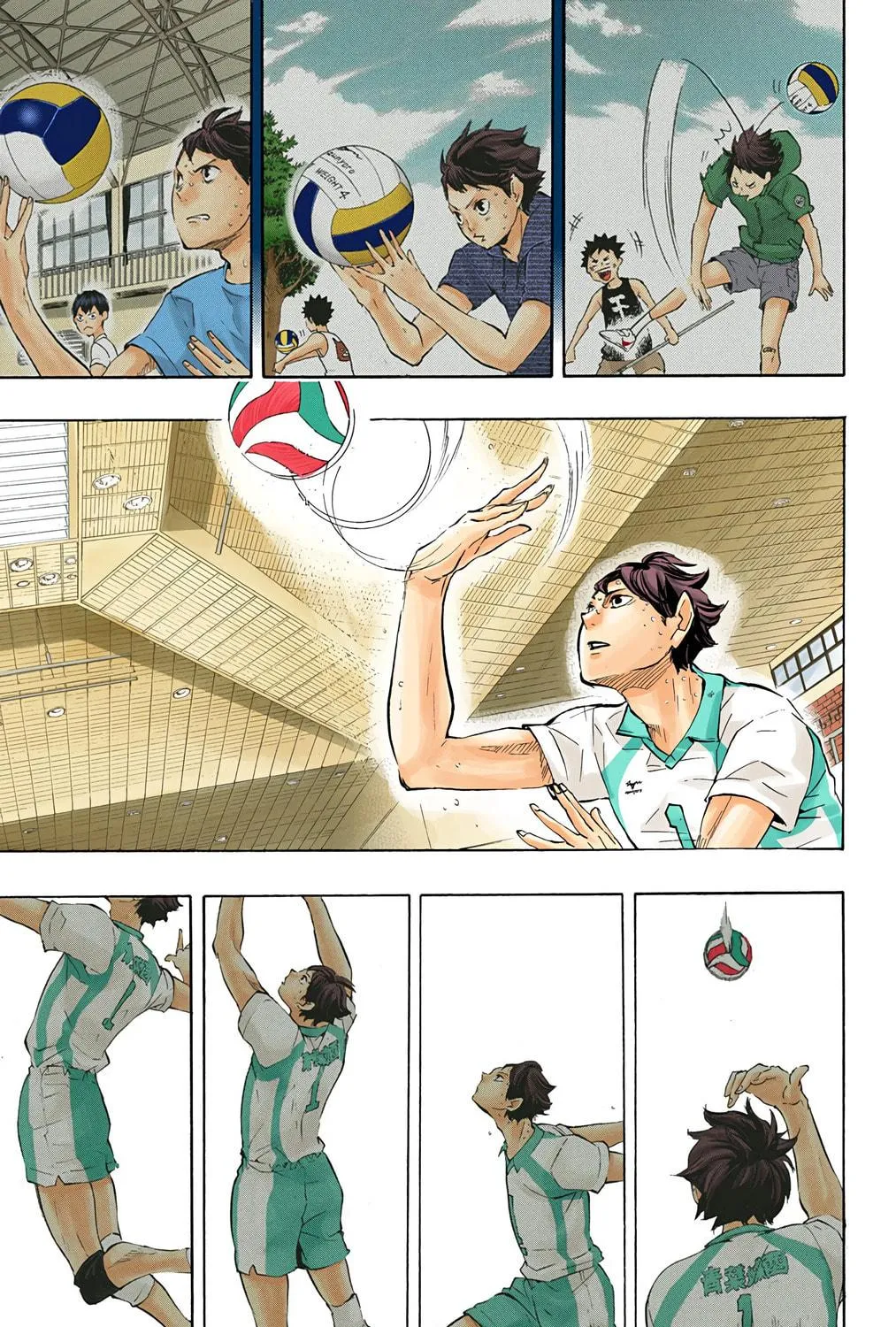 Read Haikyu!! (Official Colored) (Colored) chapter 67 image 16 on Lezhin