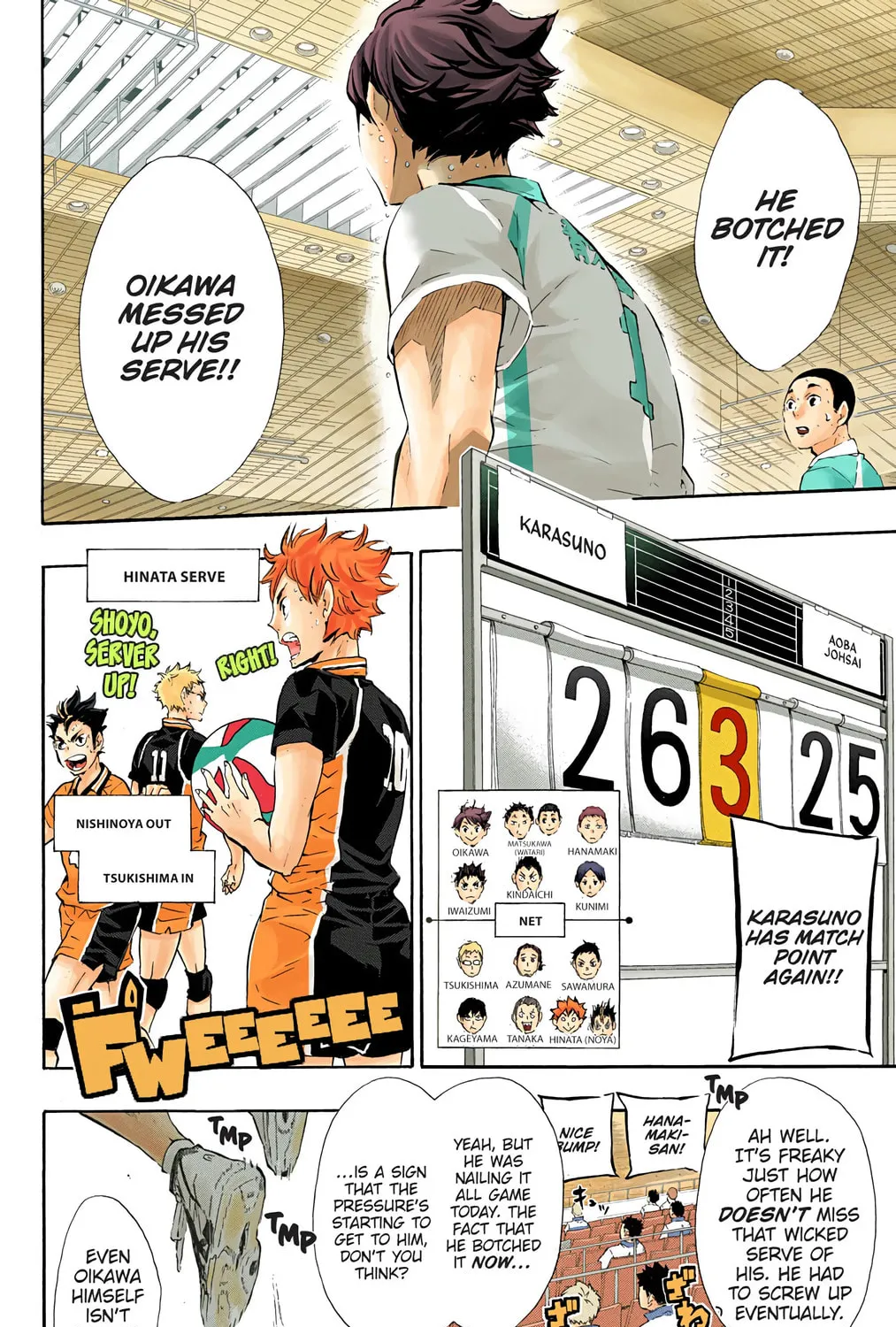 Read Haikyu!! (Official Colored) (Colored) chapter 67 image 2 on Lezhin