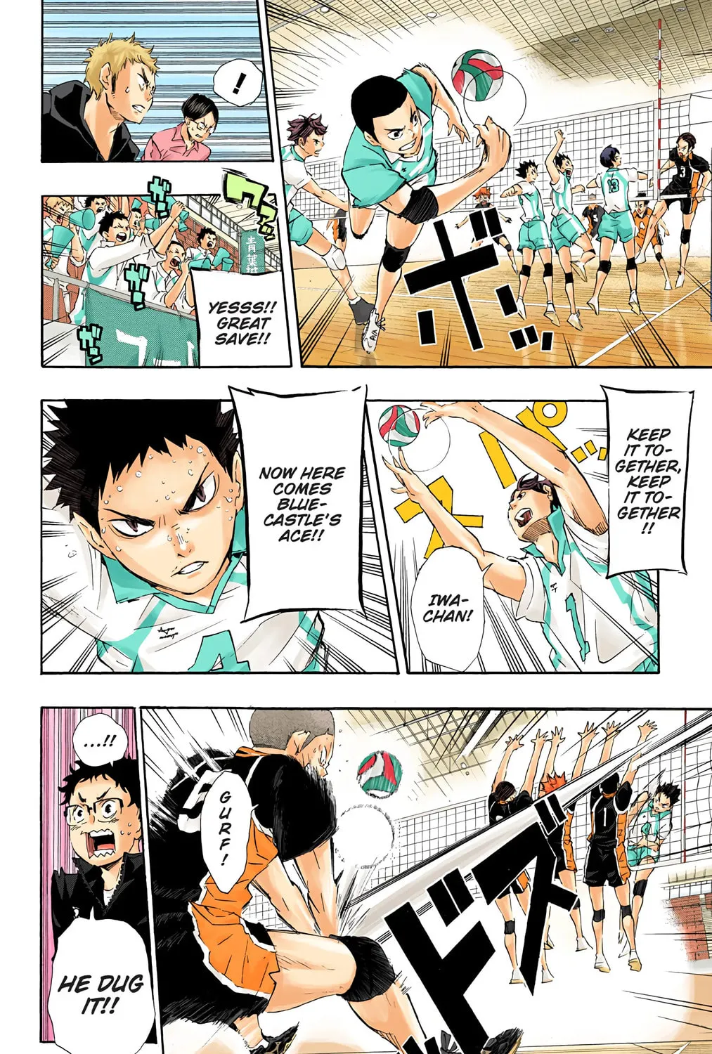Read Haikyu!! (Official Colored) (Colored) chapter 68 image 14 on Lezhin