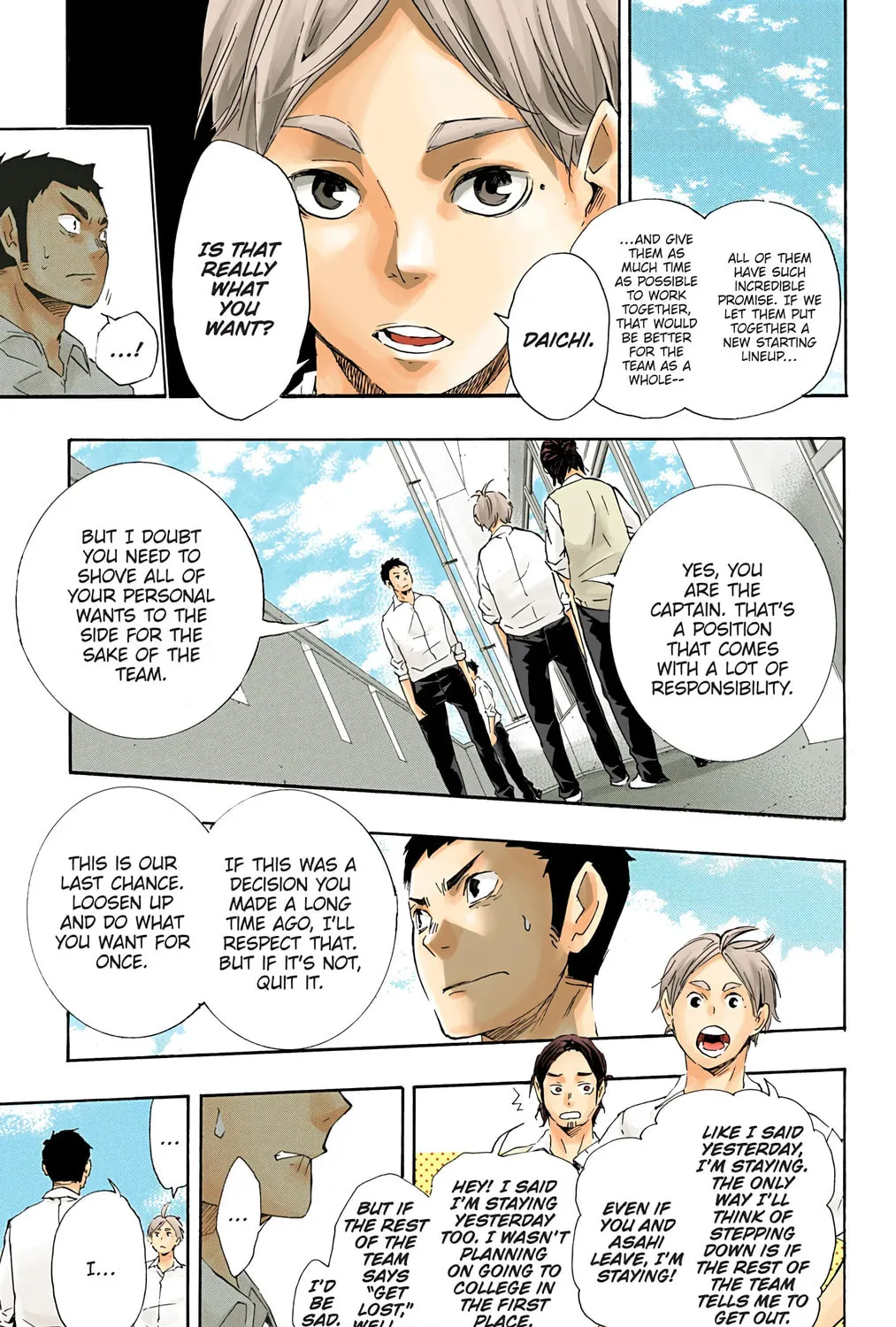 Read Haikyu!! (Official Colored) (Colored) chapter 70 image 12 on Lezhin