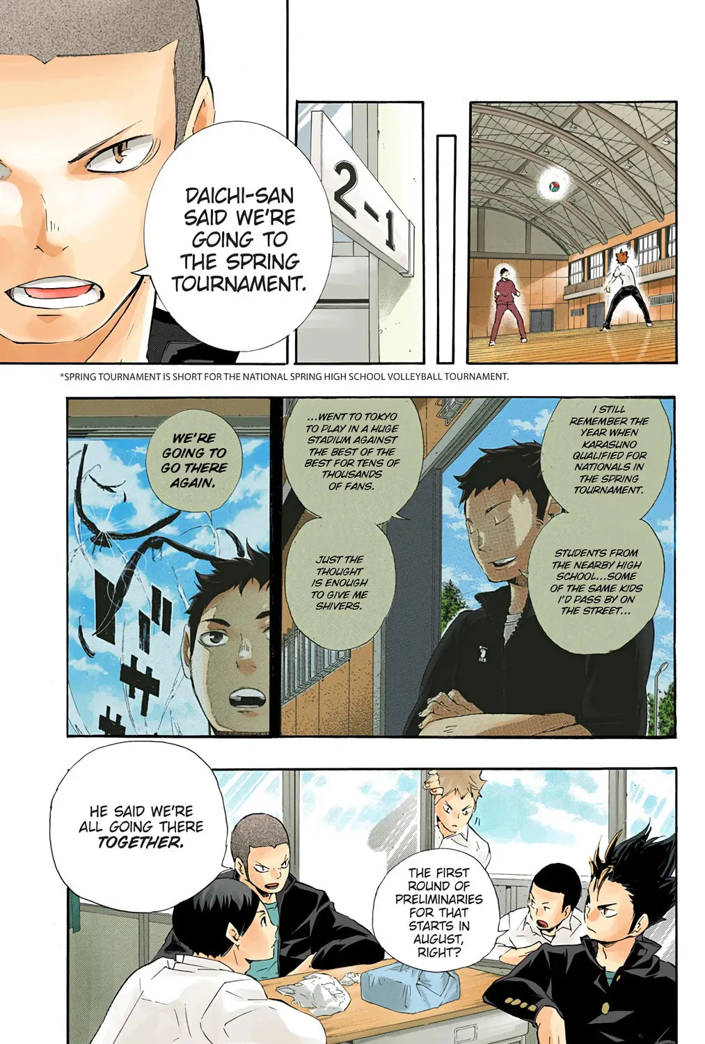 Read Haikyu!! (Official Colored) (Colored) chapter 70 image 8 on Lezhin