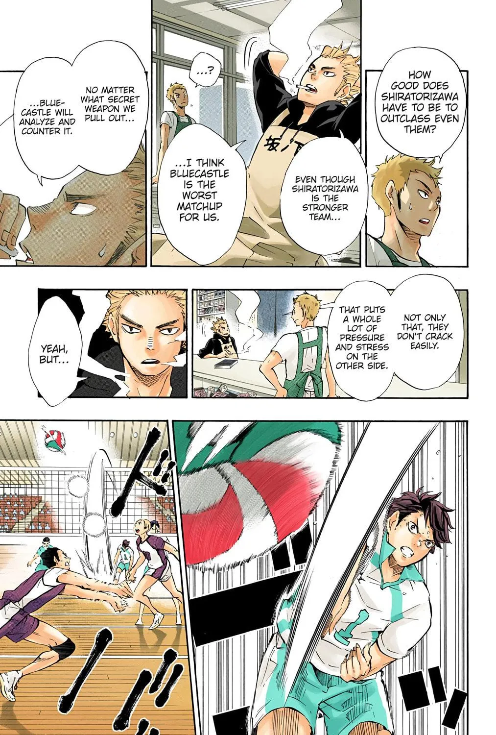 Read Haikyu!! (Official Colored) (Colored) chapter 71 image 4 on Lezhin