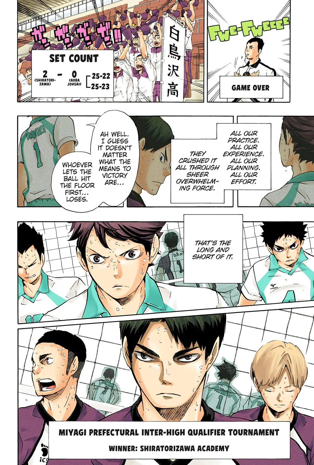 Read Haikyu!! (Official Colored) (Colored) chapter 71 image 8 on Lezhin