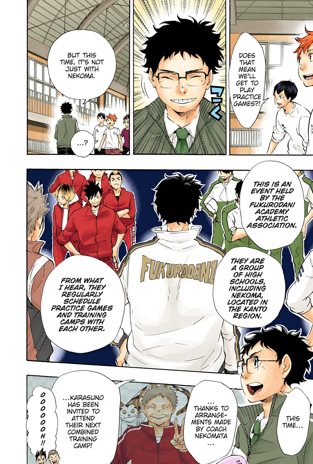 Read Haikyu!! (Official Colored) (Colored) chapter 72 image 14 on Lezhin