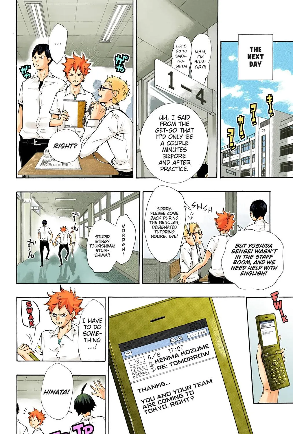 Read Haikyu!! (Official Colored) (Colored) chapter 74 image 10 on Lezhin