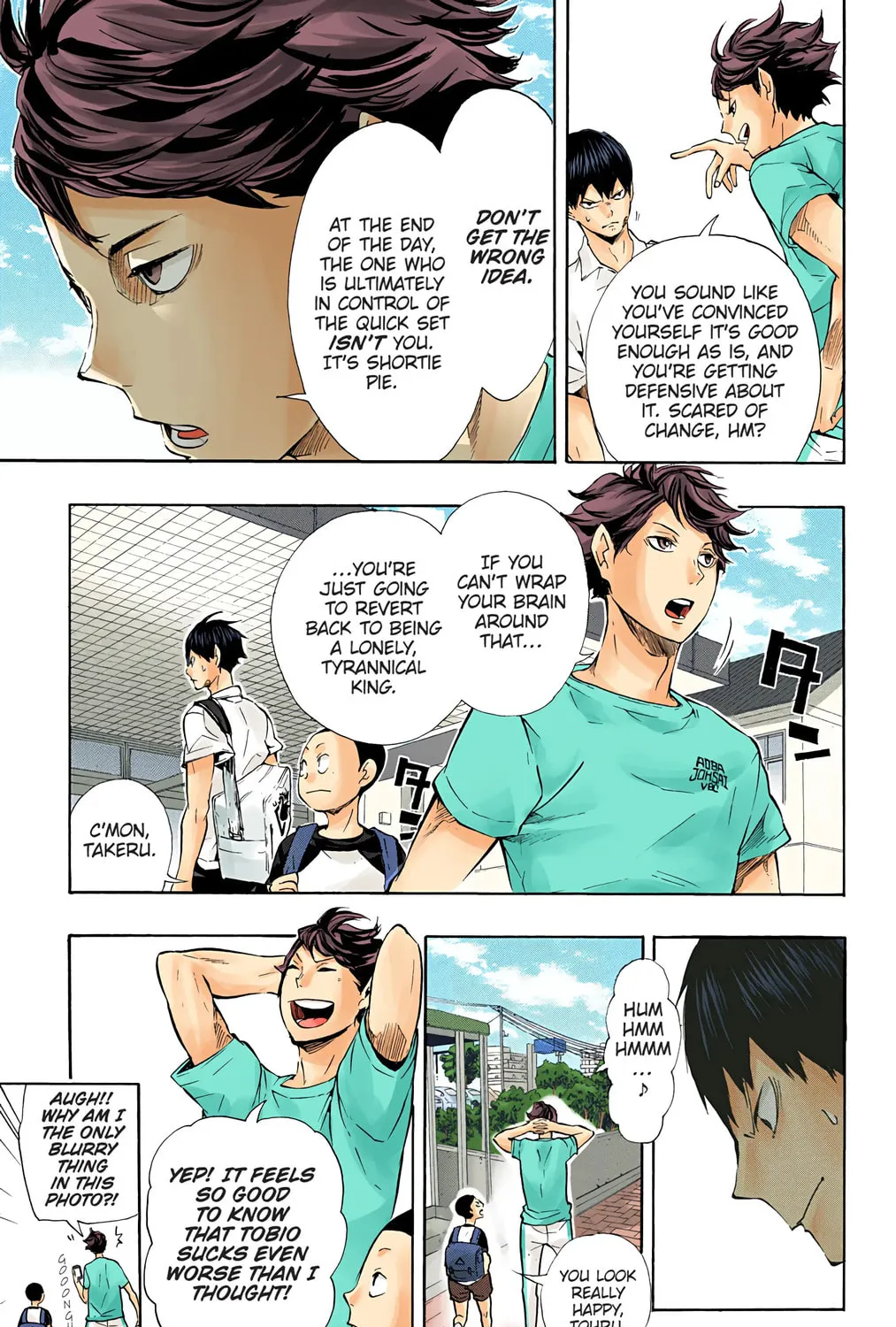 Read Haikyu!! (Official Colored) (Colored) chapter 83 image 12 on Lezhin
