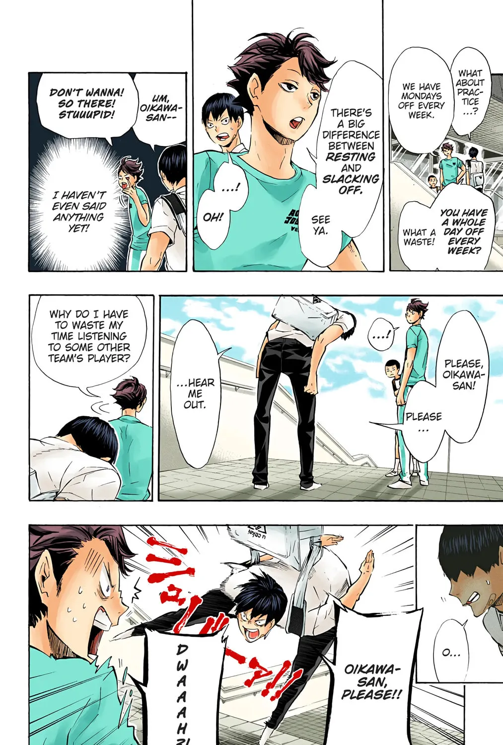 Read Haikyu!! (Official Colored) (Colored) chapter 83 image 6 on Lezhin