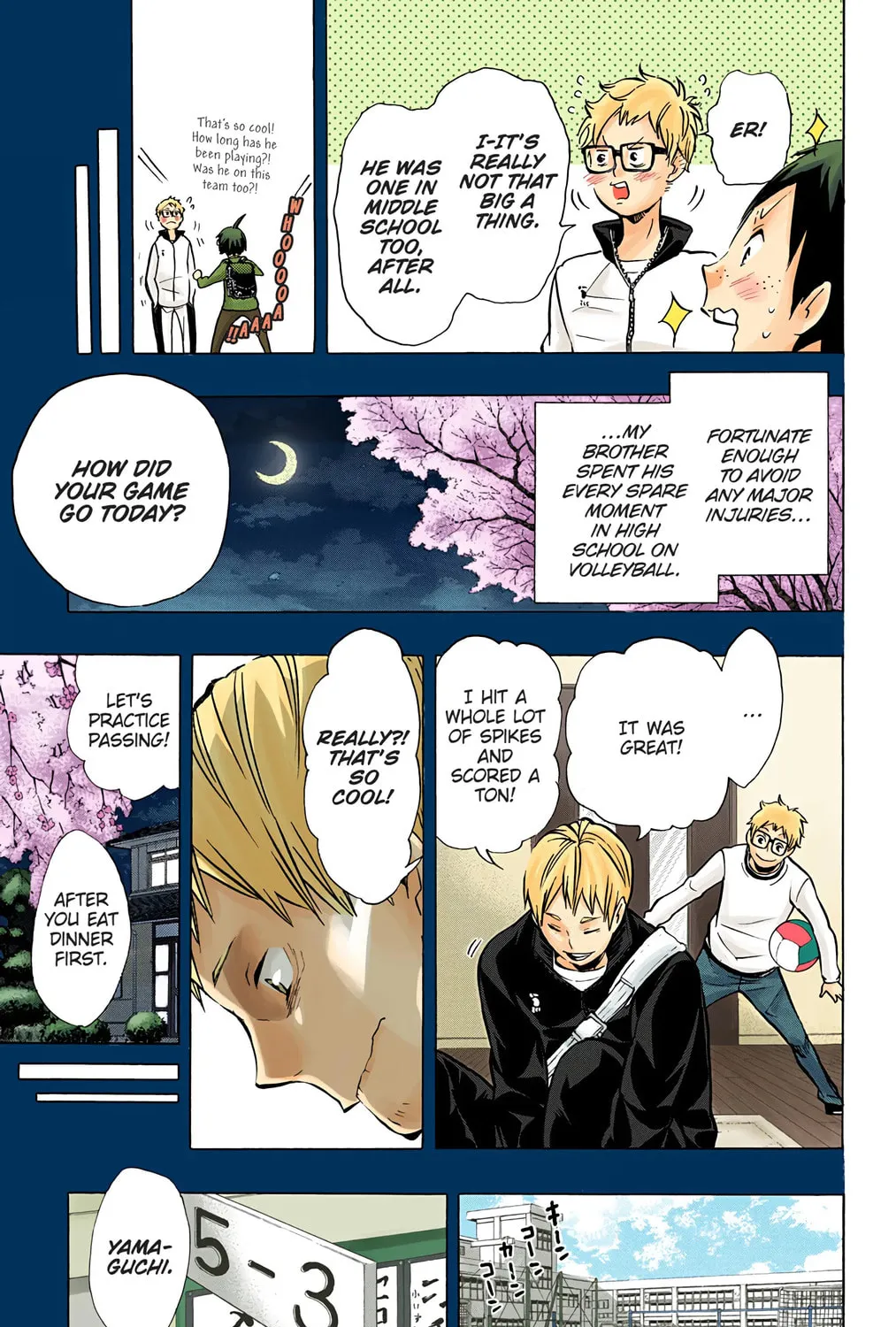 Read Haikyu!! (Official Colored) (Colored) chapter 88 image 12 on Lezhin