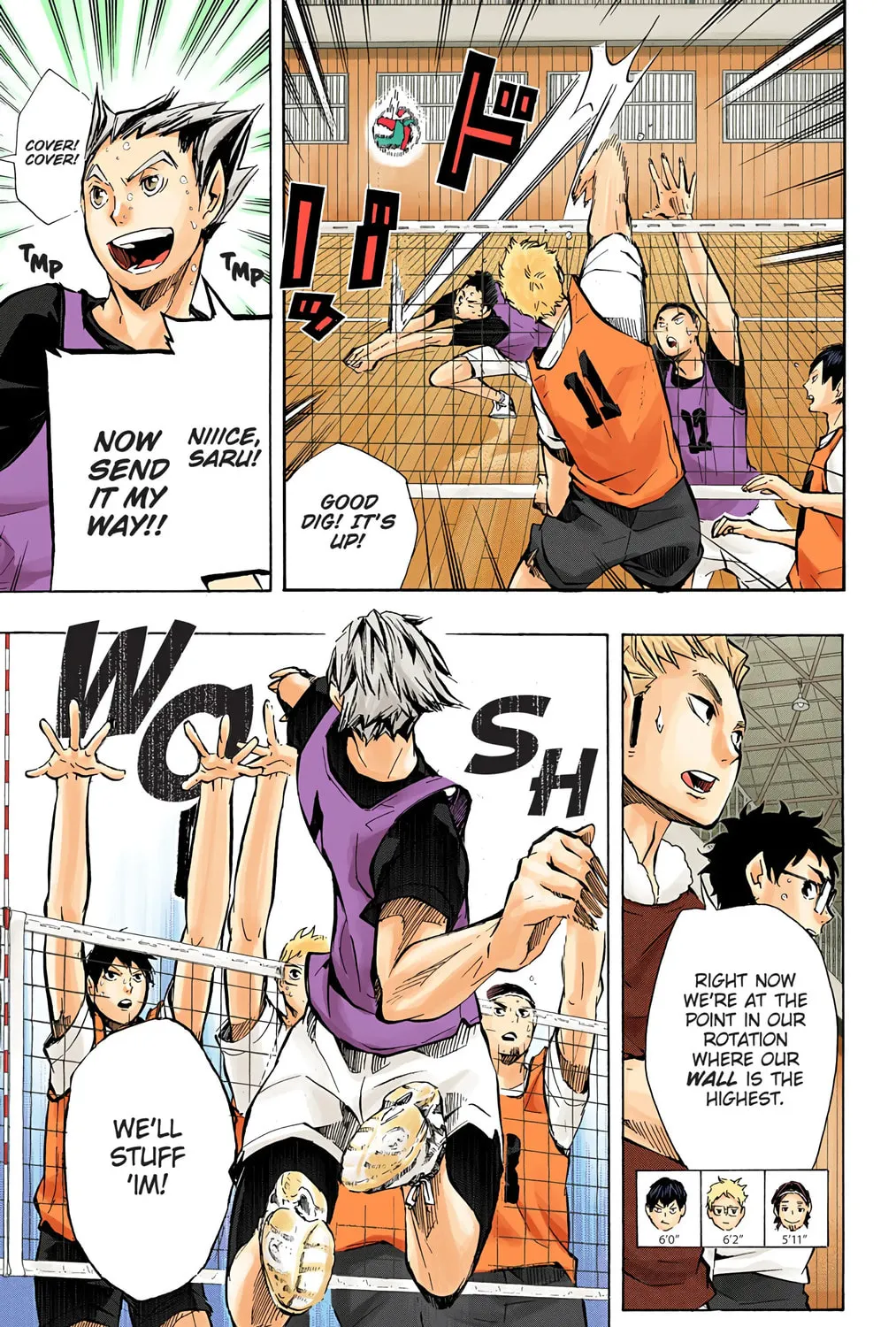 Read Haikyu!! (Official Colored) (Colored) chapter 93 image 14 on Lezhin
