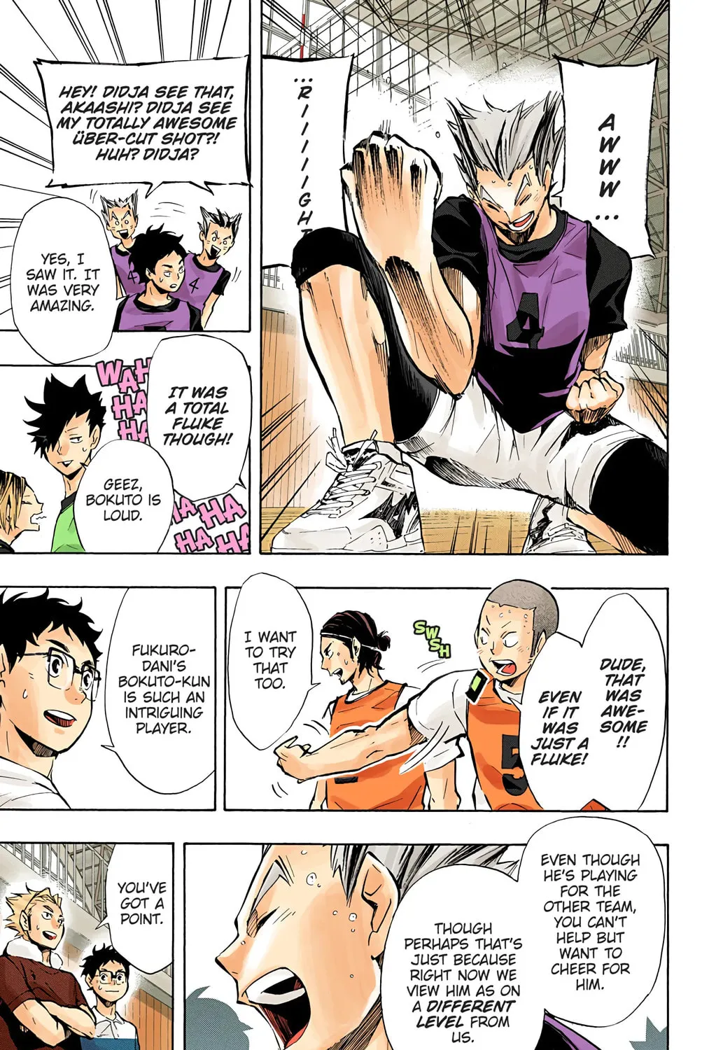 Read Haikyu!! (Official Colored) (Colored) chapter 93 image 18 on Lezhin