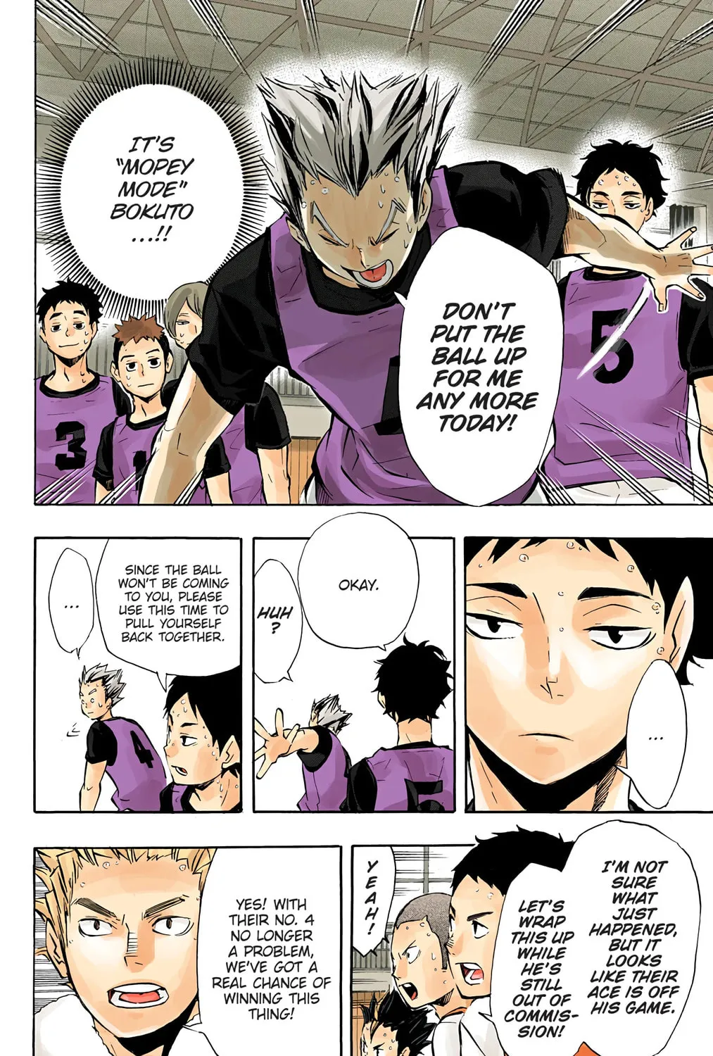 Read Haikyu!! (Official Colored) (Colored) chapter 95 image 14 on Lezhin