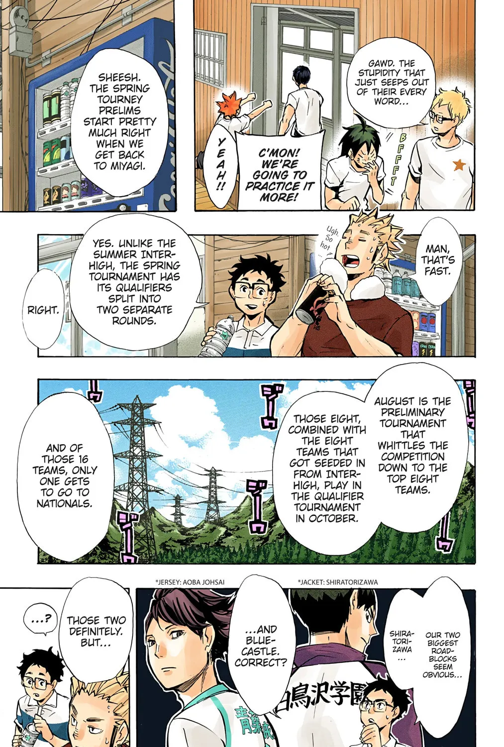 Read Haikyu!! (Official Colored) (Colored) chapter 96 image 20 on Lezhin