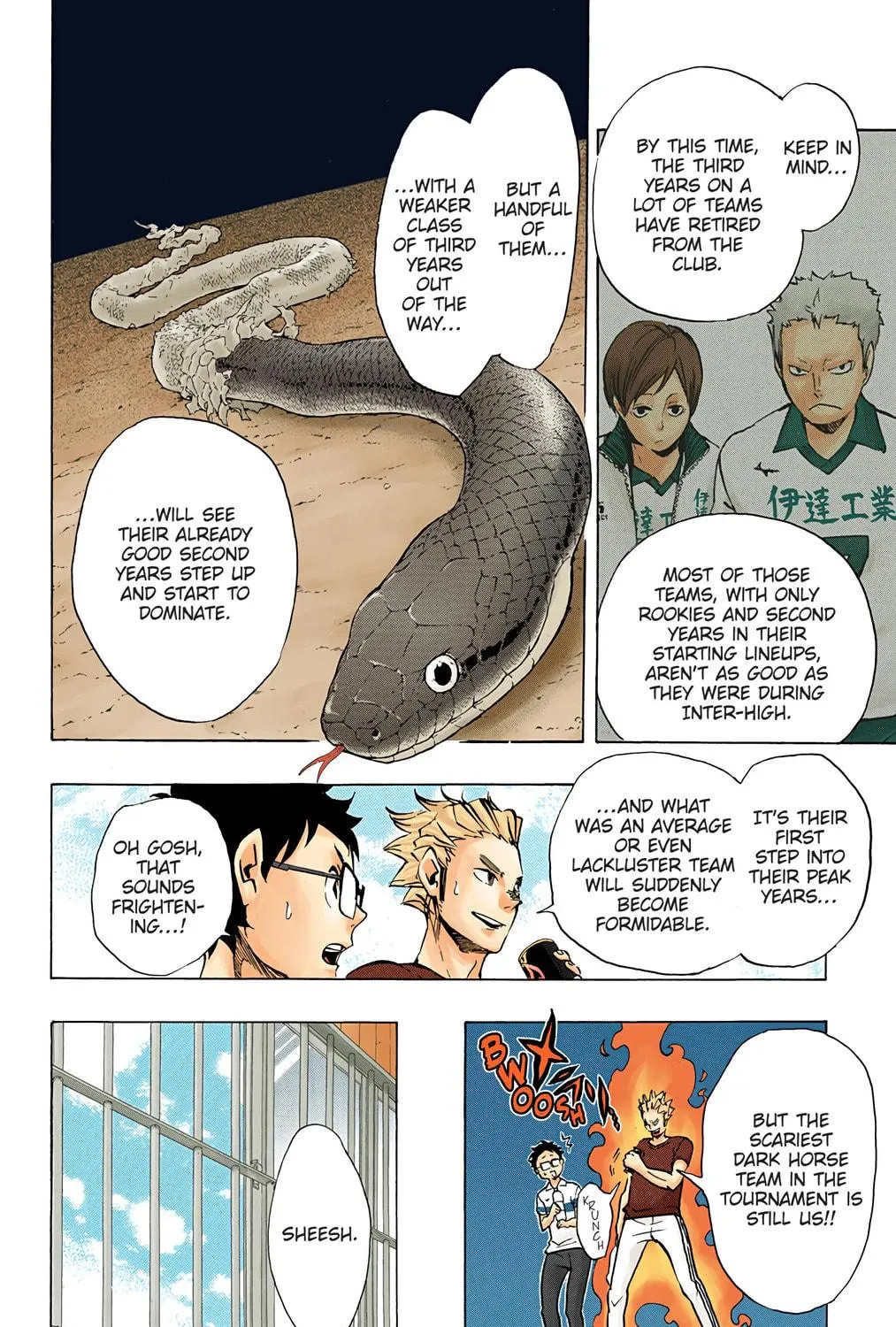 Read Haikyu!! (Official Colored) (Colored) chapter 96 image 22 on Lezhin