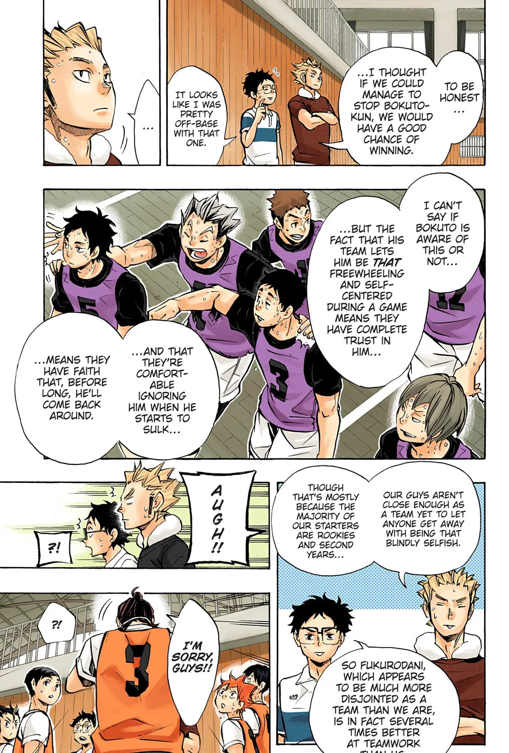 Read Haikyu!! (Official Colored) (Colored) chapter 96 image 8 on Lezhin