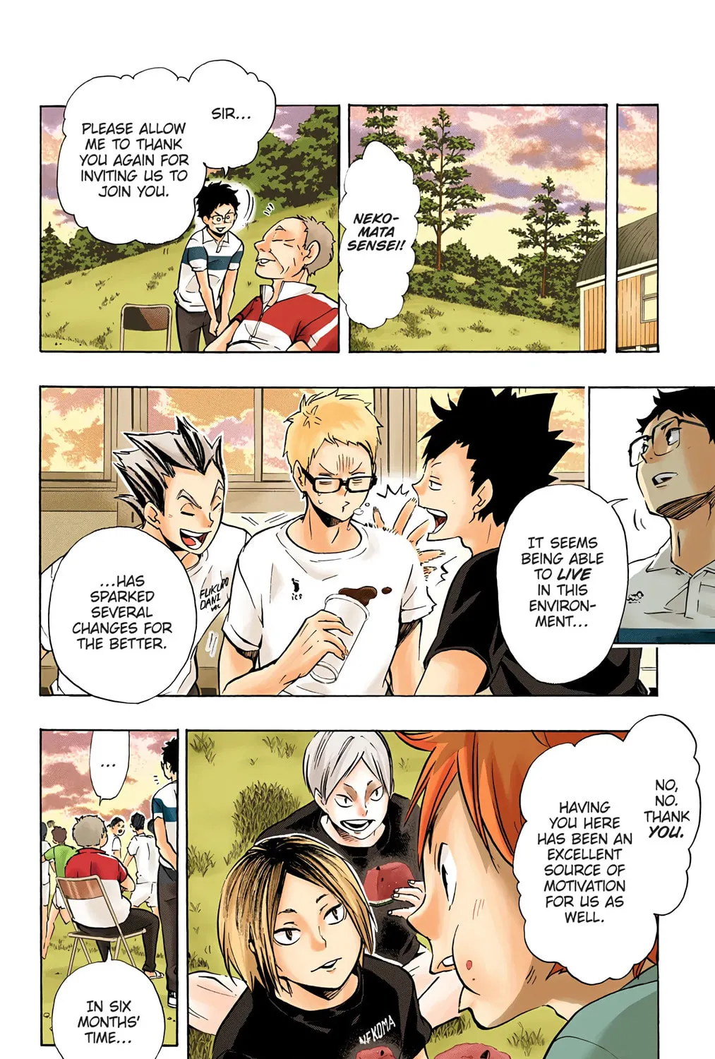 Read Haikyu!! (Official Colored) (Colored) chapter 97 image 18 on Lezhin